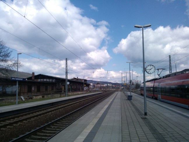 Tour Beginn in JenaNord